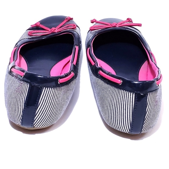 Sperry Marina Stripe Ballet Flat Boat Shoe - Picture 5 of 7